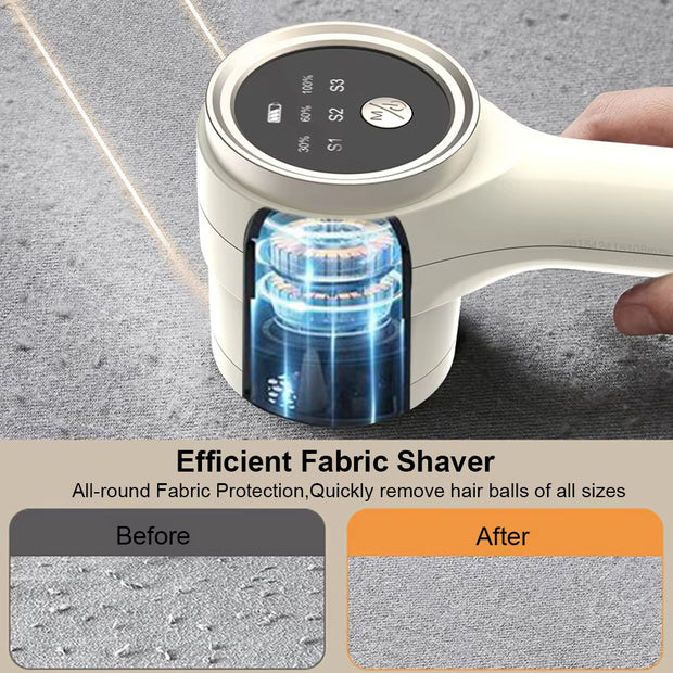 Fabric Shaver, Lint Remover Rechargeable, Electric Portable Sweater Defuzzer Lint Remover For Clothing Electric Pellet Fluff Remover Rechargeable Portable Fabric Hair Ball Shaver Removes