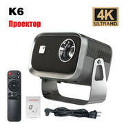 K6 PTZ Projector Small HD 4K Home Smart Portable