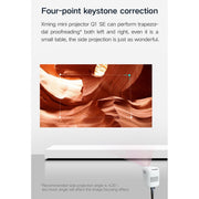 Fengmi Xiaoming Q1SE Smart Micro LED Portable Projector Supports 4K 1080P Micro Projector