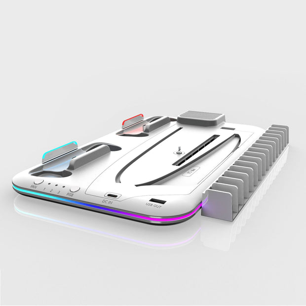 Multifunctional Cooler Pad Handle Helmet Storage Rack